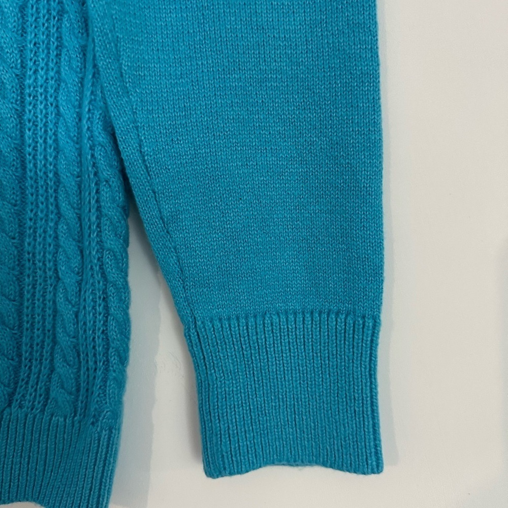 Talbots Light Blue Cable Knit Sweater - Picture 8 of 10